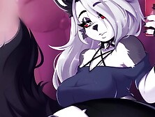 Cartoon JOI - Loona On The Job - [Helluva Boss] (Edging,  Furry)
