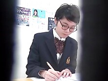 Japanese Anal Fingering in Class