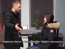 DEBT4k.  Monica Moist tiene sexo inesperado con el persistente cobrador de deudas