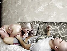 Step-Sis Gives StepBro Best Morning Blow Job Ever - POV