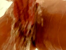 A S M R ( Japanese Shower My (stunning twat) Recording) watch me wash my snatch