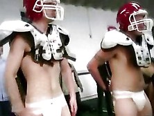 Amateur College Twinks Play Naked Football