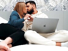 Perfect chick seduces a virgin dude on first date - Sperm in snatch