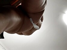 Amateur wife does housework naked.  Sexy brunette takes a shower.  Amateur wife dances naked in the ho