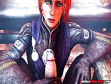 Redhead 3d stunner taking meaty dick nailing