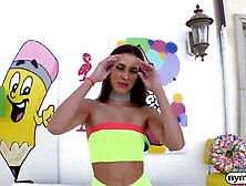 NYMPHO Adorable teenie Catalina Ossa loves creampies