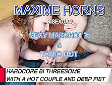 Hard-core Bi Threesome with a Charming Lovers and Deep Fist Butt sex Gaping