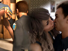 Naughty Neighbours - V0. 59 - Marc captured Libby's pussy and asked Susan for a kiss - Highlight