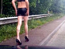 Outdoor Crossdresser Fun