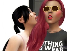 Lesbian Stepsisters Eat Pussy Very Hard - Sexual Hot Animations