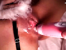 Shaved Beauty gets Doggystyle, Creampie & Vibrator in Pussy! She Wildly in Ah...