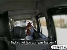 Massive tits passenger screwed real hard by nasty drive