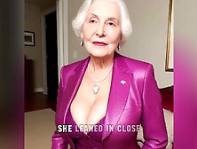 [GRANNY Story] Fresh Year's Eve Sex with Step Grandmother