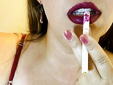 Red Lips, Natural Tits Cigarette