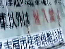 Sexy Asian in knee socks seeks a hidden spot to pee