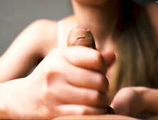 My cutie masturbates me in close-up and I fill all her pleasing hands and fingers with semen.