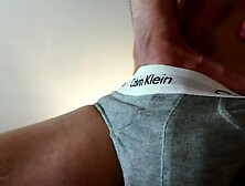 Guy gets tugjob and sex-toy up his booty