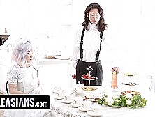 Cosplay Asian Hardcore: Skinny Pink-haired Asian Princess Craves An Afternoon Cock - Kimmy Kimm