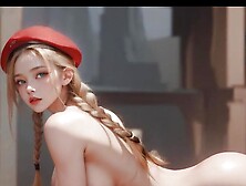 AI generated Cammy White (Street Fighter)