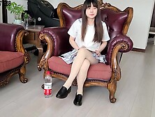 Chinese Girl Urine Holding