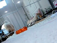 Sexy MILF Swinger Wife Rides Big Dick in Hot Glamour Lounge