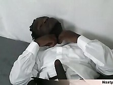 This Cute Black Stud Is A Missionary Student But He Still Has A Big Sex Drive