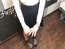 Schoolgirl Blows Me On Her Knees