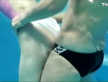 Sex Underwater (White Swimsuit)