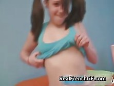 Cute French Teen Hottie Massage Her Cunt Part4