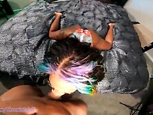 BBC Eddie Jaye gives mini some dong and cums on her toes