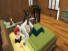 Shoto Todoroki & Momo Yaoyorozu Fuck (Mha Sims 4 Porn)