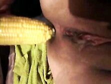 Chubby Butt Pounded With Corn