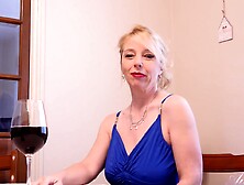 AuntJudys 20 02 22 Lucinda Elegant Dinner Date Tabletop Masturbation