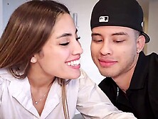 I screw my classmate when we're alone at home - Danner Mendez & Paula Rojas