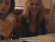 Bad beauty gives head in public restroom