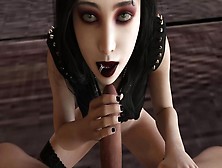 Goth Skank Oral Sex