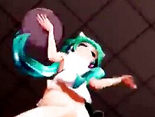 sexy naked apron 3D anime girl dance hentai