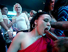 Mouth-Watering Babes Visit The Nightclub For Some Pussy Penetration