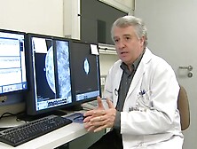 Brunette MILF's Mammogram