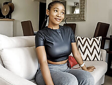 Big Tits Ebony Pussy Stretched Wide By Big Cock American Producer