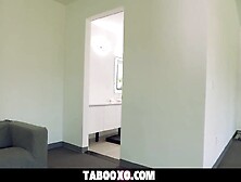 Glamorous mother i'd like to fuck stepmother bows over the sink counter and let stepson bang her snatch from behind