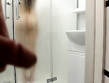 Caught Stepsister by surprise in the shower and screwed from ass (with Subs)