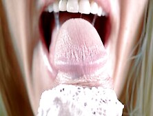 Sensual Tongue Teasing Blowjob And Perfectly Ruined Orgasm