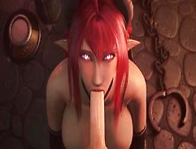 Hot Succubus Blowjob