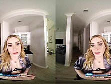 Slender Blonde Charlotte Sins With You Inside The Kitchen VR