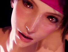 Final Fantasy Porn Jessie Gets Creampied Rule34 3D Animation