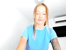 Home Made Amateur Blonde Masturbating