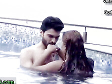 Sexy Couple Swimming Pool Romantic Sex