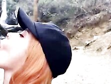 Horny Stepsister Blowjob And Had Risky Sex In Nature