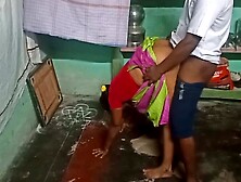 Desi Aunty Home Cleaning Sex With His House Owner